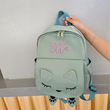Load image into Gallery viewer, Custom Embroidery Cute Cat Backpack - Ruby &amp; Ralph Boutique