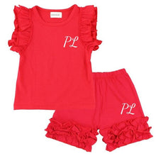 Load image into Gallery viewer, Personalised Short Ruffle sets - Ruby &amp; Ralph Boutique