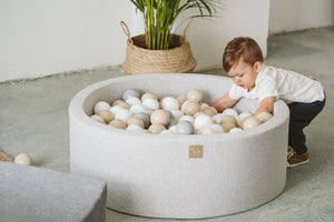 Round Ball Pit 90 x 30cm with 200 balls - Ruby & Ralph Boutique