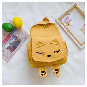 Custom Embroidery Cute Cat Backpack - Ruby & Ralph Boutique